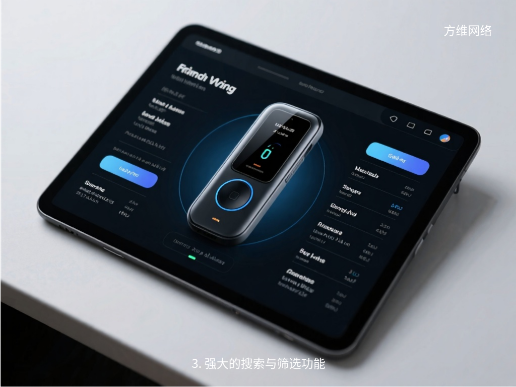 3. 强大的搜索与筛选功能