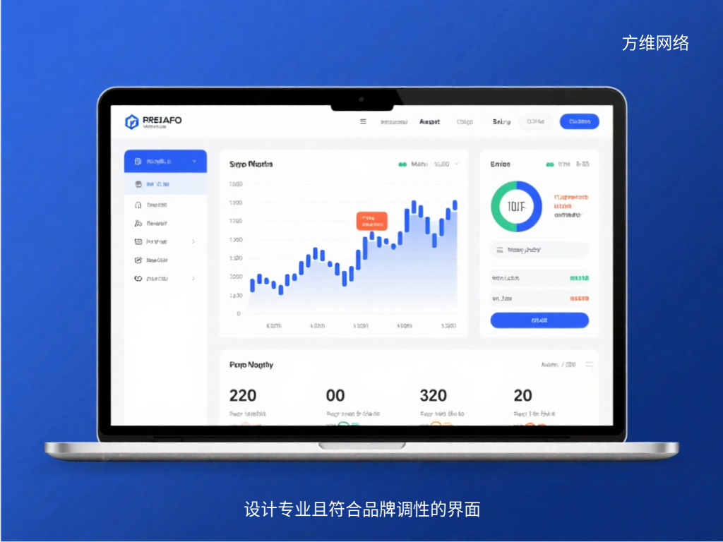 设计专业且符合品牌调性的界面