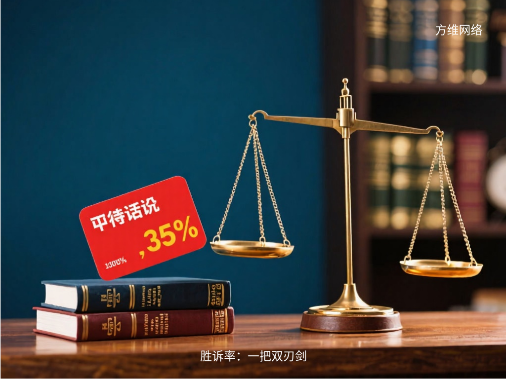 胜诉率:一把双刃剑
