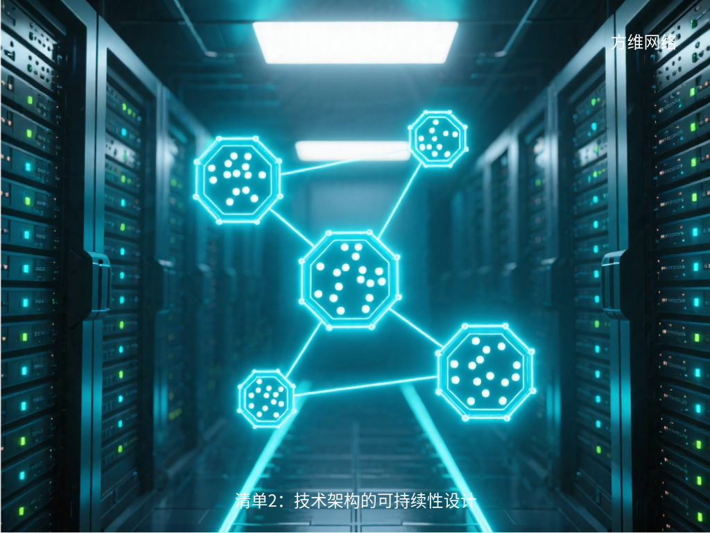 清单2:技术架构的可持续性设计