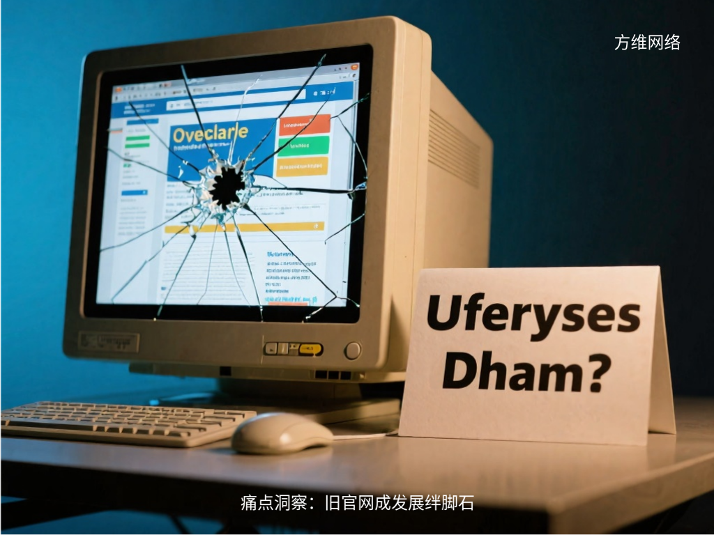 痛点洞察:旧官网成发展绊脚石