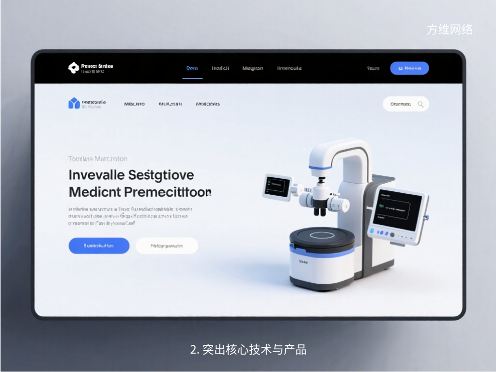 2. 突出核心技术与产品