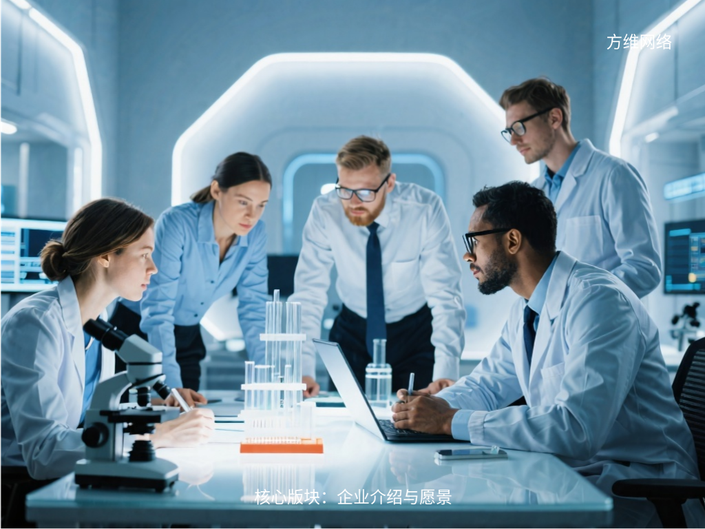 核心版块:企业介绍与愿景