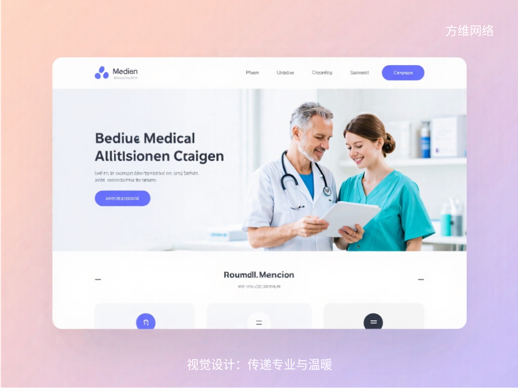 视觉设计:传递专业与温暖