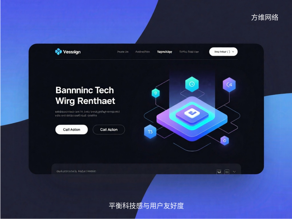 平衡科技感与用户友好度