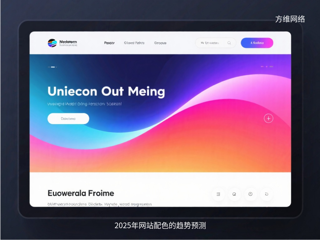 2025年网站配色的趋势预测