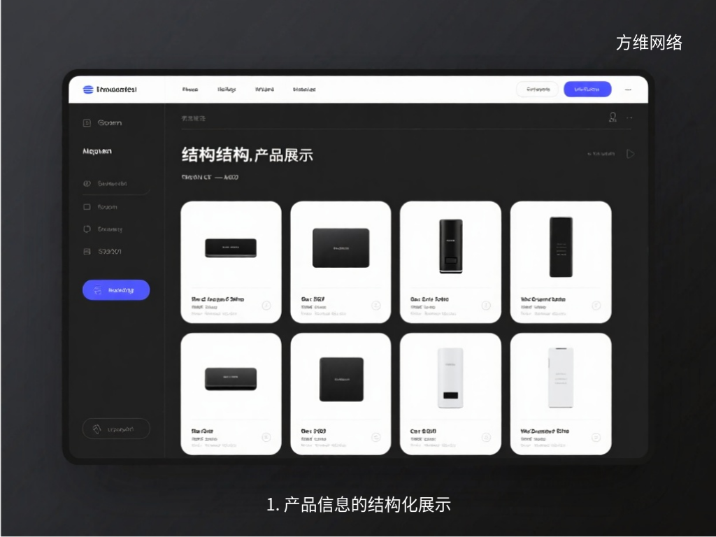 1. 产品信息的结构化展示