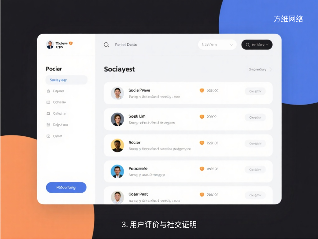 3. 用户评价与社交证明