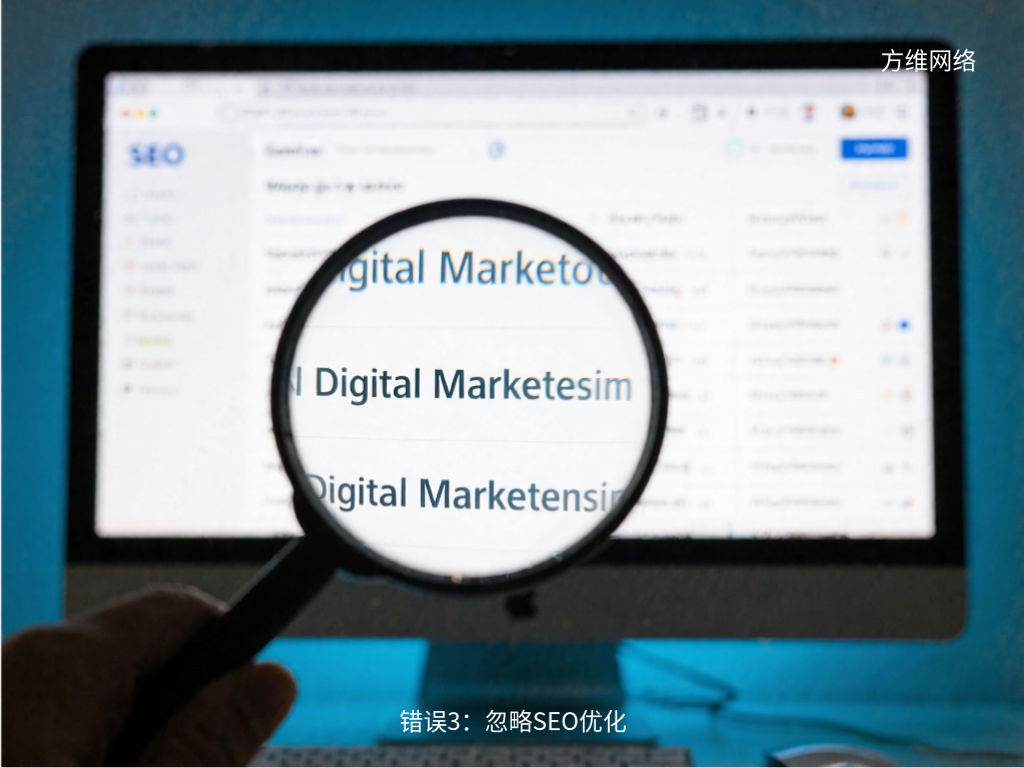 错误3:忽略SEO优化
