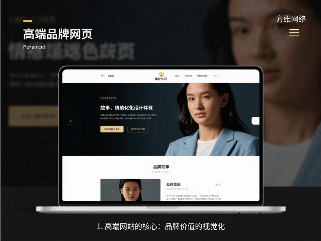 1. 高端网站的核心:品牌价值的视觉化
