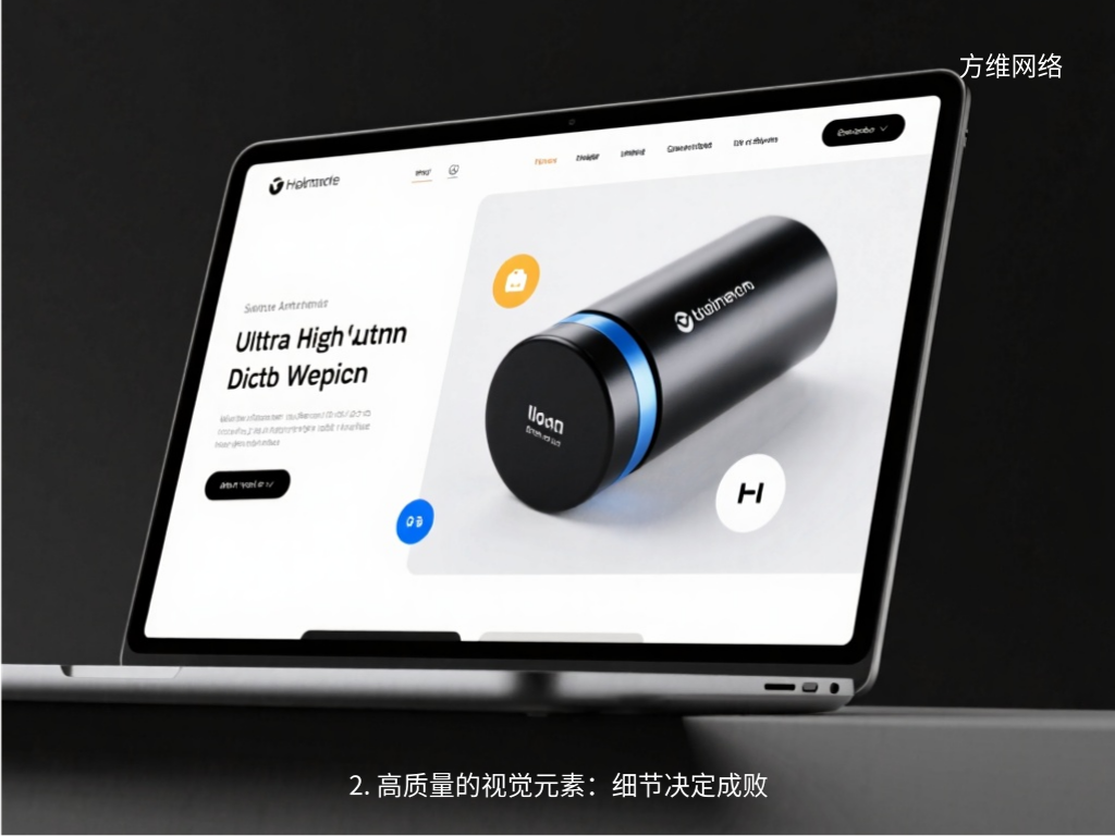 2. 高质量的视觉元素：细节决定成败