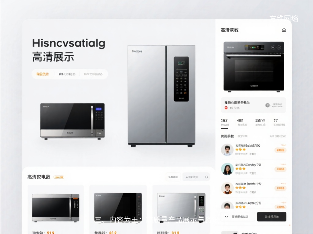 三、内容为王：高质量产品展示与资讯