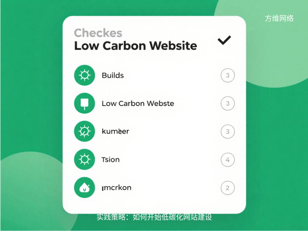 实践策略：如何开始低碳化网站建设