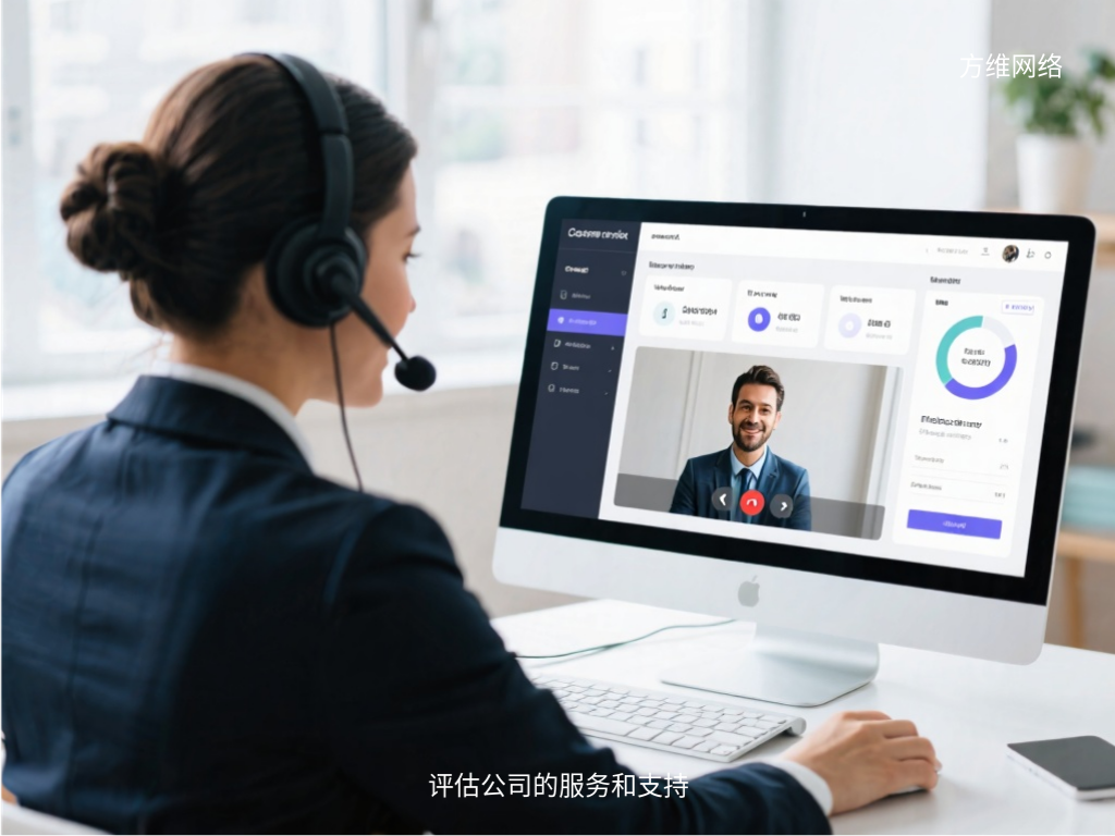 评估公司的服务和支持