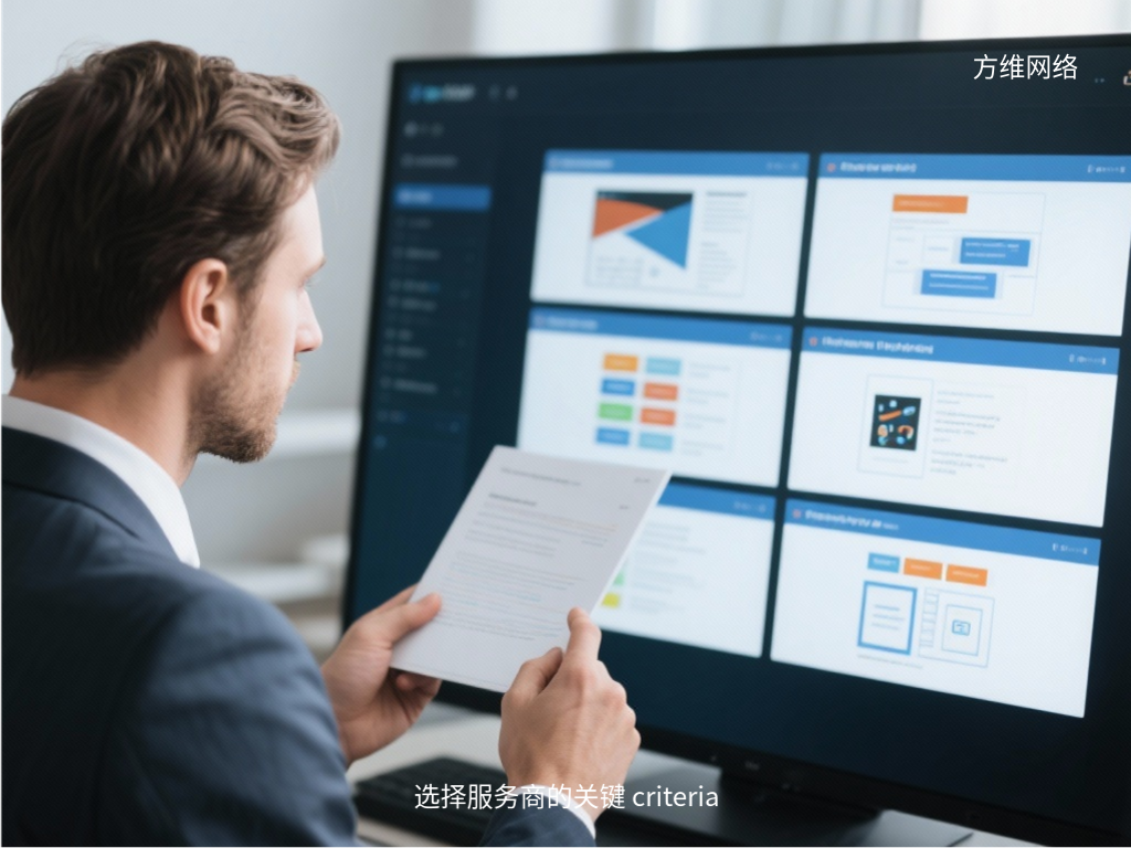 选择服务商的关键 criteria
