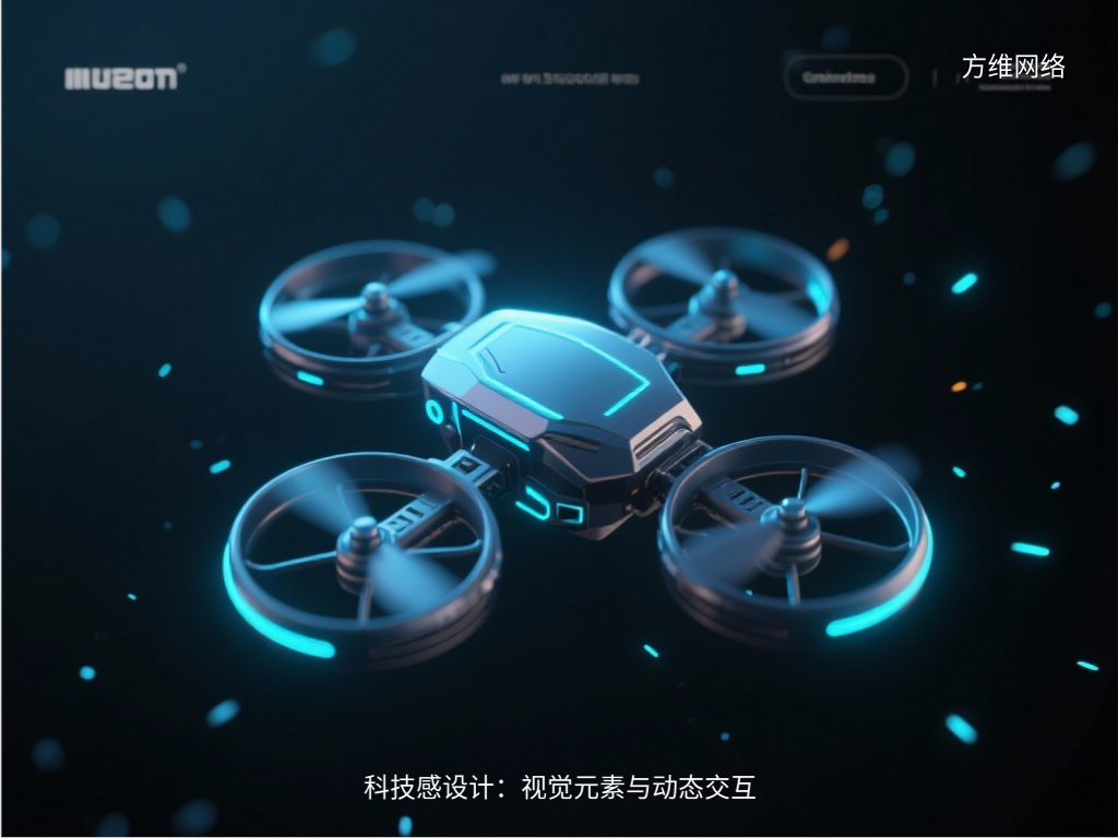 科技感设计：视觉元素与动态交互