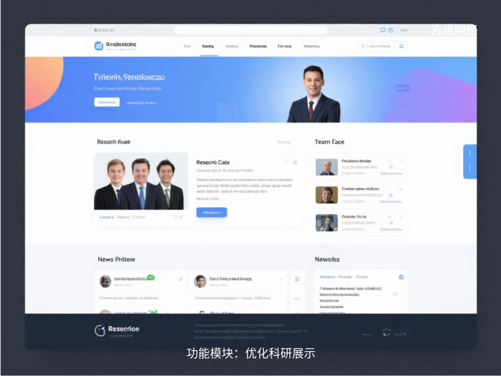 功能模块:优化科研展示