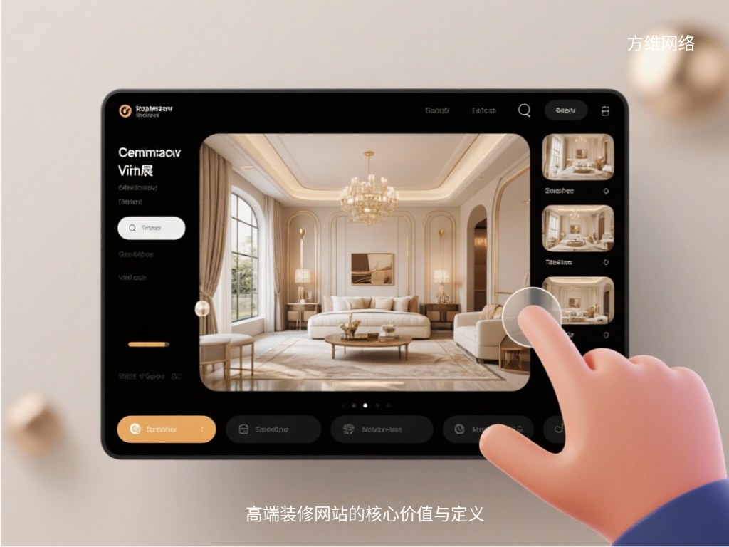 高端装修网站的核心价值与定义
