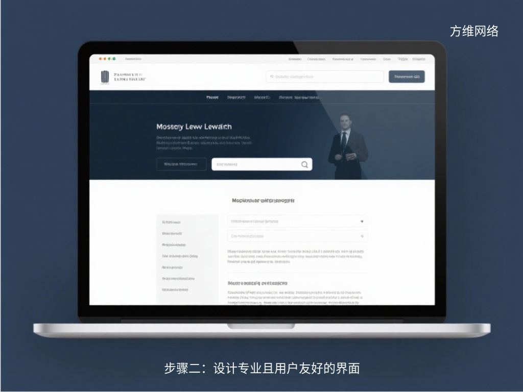 步骤二：设计专业且用户友好的界面