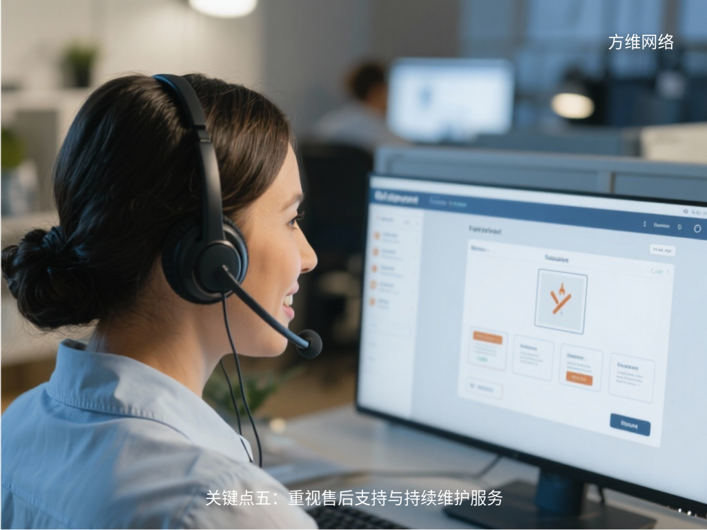 关键点五:重视售后支持与持续维护服务