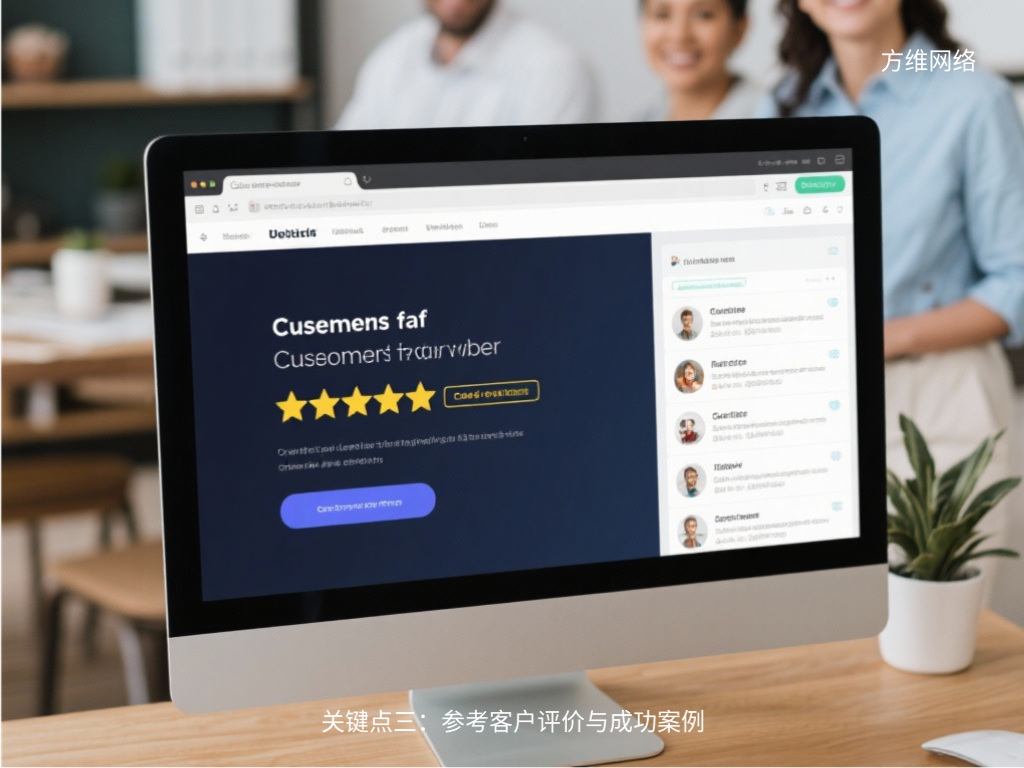 关键点三:参考客户评价与成功案例